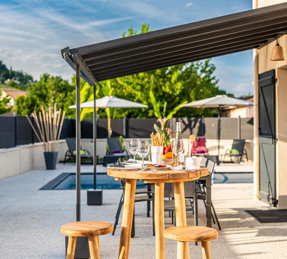 Villa Des Oliviers Sublime Villa Avec Piscine Chauffee Et Privee Et Baby Foot Bon-Encontre エクステリア 写真