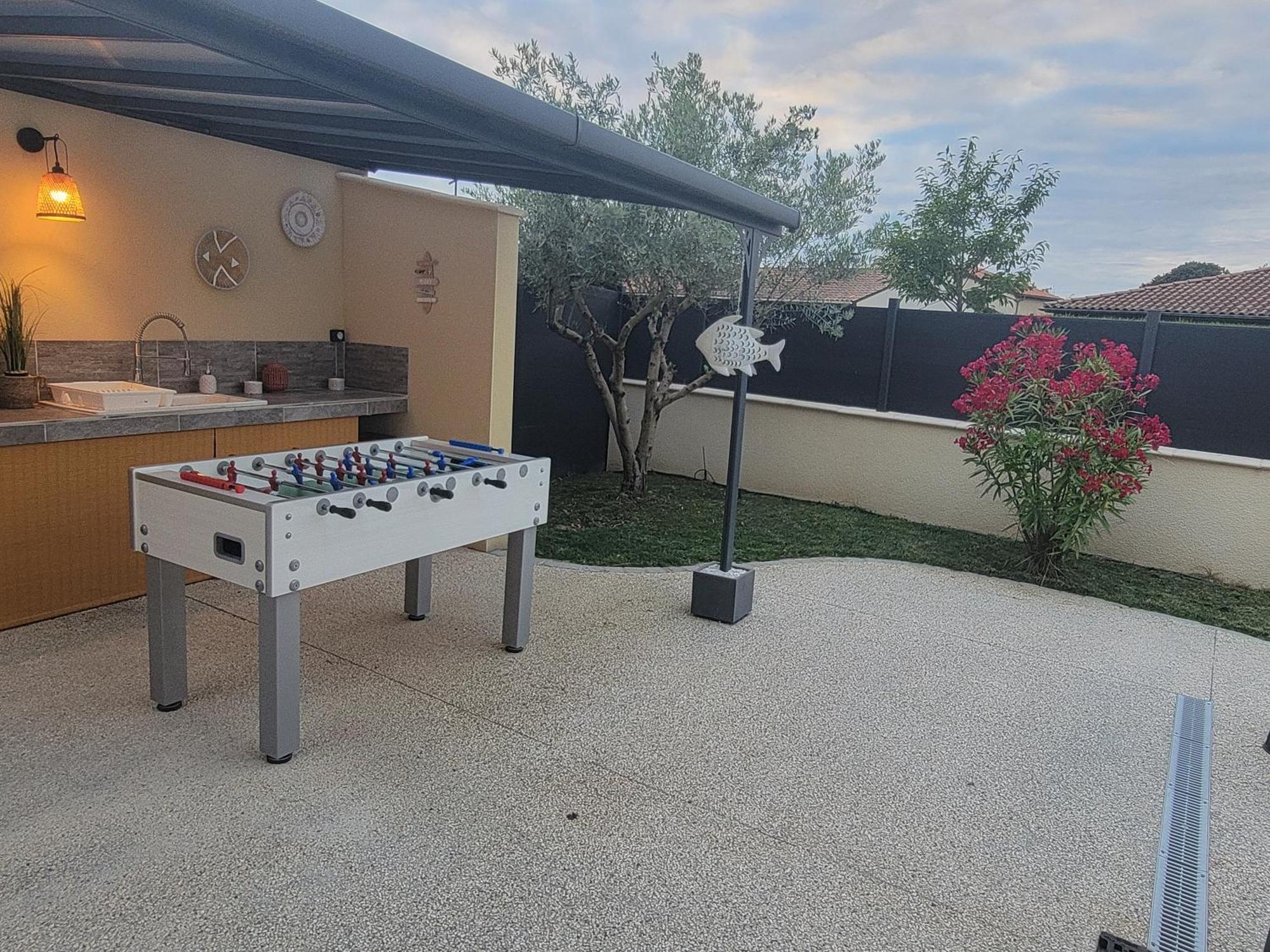 Villa Des Oliviers Sublime Villa Avec Piscine Chauffee Et Privee Et Baby Foot Bon-Encontre エクステリア 写真